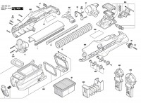 Bosch 1 600 A02 1CV Gde 28 D Dust Extraction / Eu Spare Parts